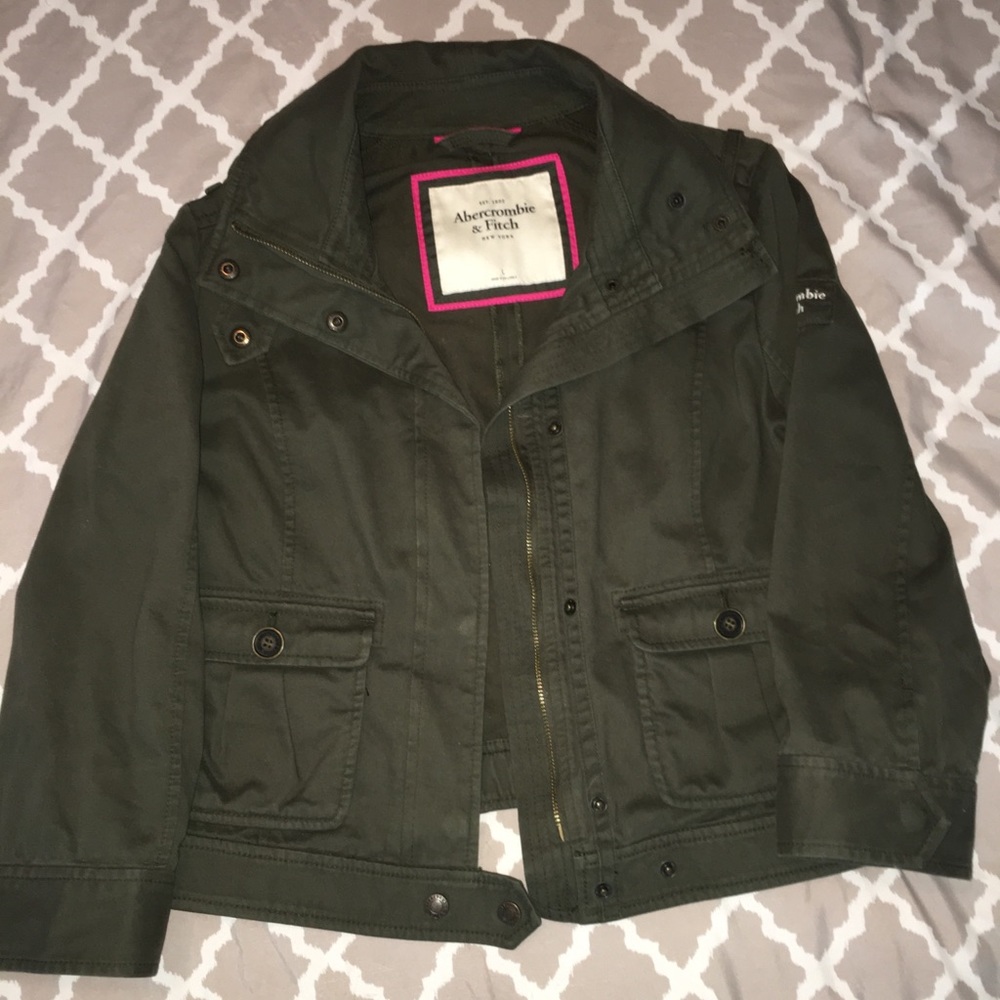 Green army jacket